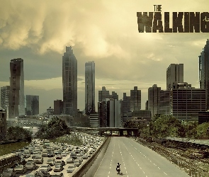 The Walking Dead, Żywe trupy, Miasto, Auta, Ulica, Opuszczone
