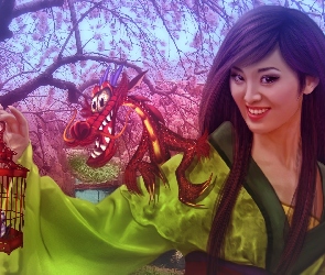 Czerwony, Smok, Mulan