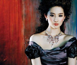 Aktorka, Sukienka, Czarna, Liu Yifei