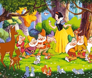 Snow White and the Seven Dwarfs, Bajka, Królewna Śnieżka i siedmiu krasnoludków