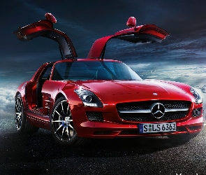 Mercedes SLS, Czerwony