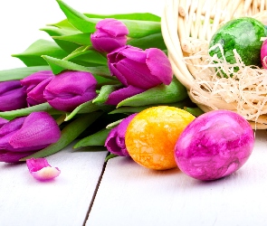 Tulipany, Jajka, Wielkanoc