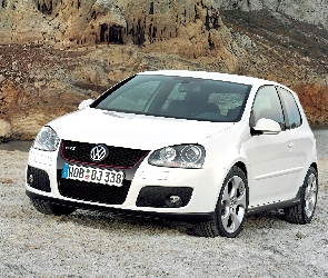 Biały, GTI, Volkswagen Golf 5