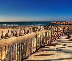 Wybrzeże, Ogrodzenie, Plaża