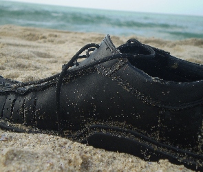 Piasek, Plaża, But