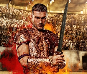 Krew i piach, Andy Whitfield, Spartakus