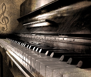 Klawiatura, Pianino