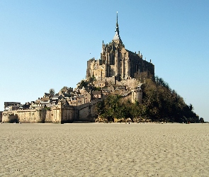 Francja, Klasztor, Odpływ, Wyspa, Mont Saint-Michel