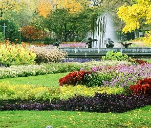 Park, Fontanna