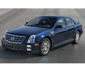 Niebieski, Sedan, Cadillac STS
