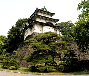 Tokio, Drzewa, Cesarski, Fortyfikacje, Pałac