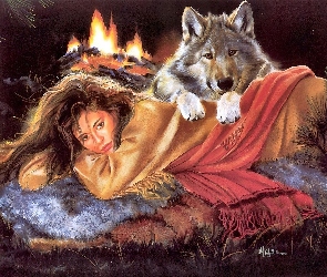 Wilk, Las, Indianka