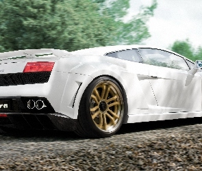 Białe, Droga, Lamborghini