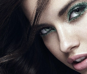 Twarz, Makijaż, Adriana Lima