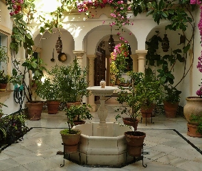 Patio, Fontanna