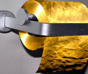 Papier, Toaletowy, Złoty