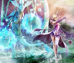 Smok, Magia, Aion The Tower Of Eternity, Kobieta