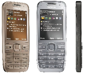 Szara, Bok, Czarna, Srebrna, Nokia E52