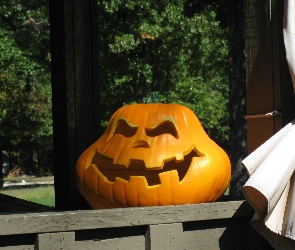 Dynia, Halloween, Parapet