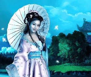 Parasol, Świetliki, Dziewczyna