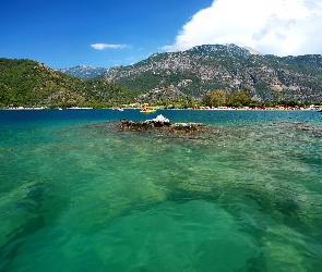 Oludeniz, Morze, Góry, Błękitna Laguna, Turcja