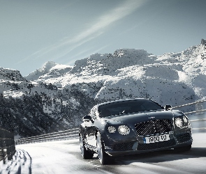 Bentley Continental, Góry, Droga