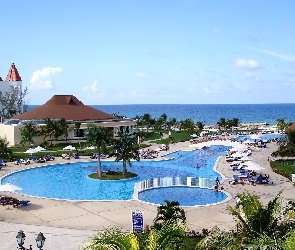 Jamajka, Ocean, Hotel, Basen