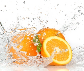 Miąższ, Woda, Pomarańcze