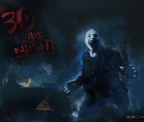 wilkołak, chłopak, 30 Days Of Night, łysy