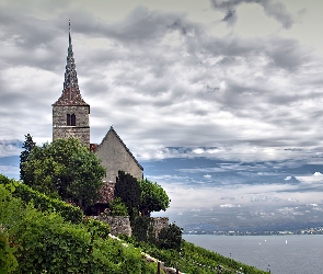 Ligerz, Szwajcaria, Kościółek