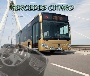 Autobus, Miejski, Transport, Mercedes Citaro