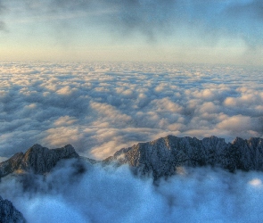 Góry, Chmury, Wysokość