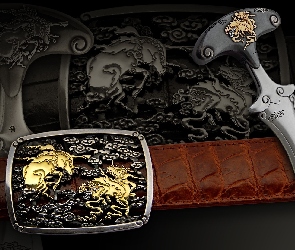 Zdobienia, Metal, Sztylet