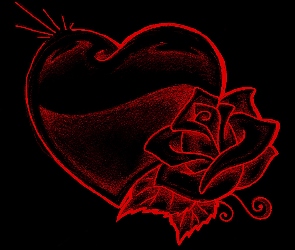 Róża, Serce