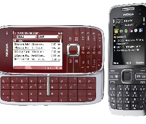 Nokia E75, Czarny Nokia E55, Nokia E55, Wiśniowy