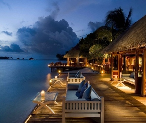 Malediwy, Molo, Hoteliki, Ocean