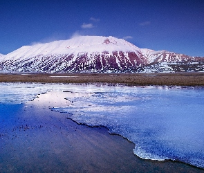 Jezioro, Zima, Góry