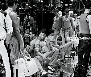 Dolce And Gabbana, lustro, torba, spodnie, mężczyźni