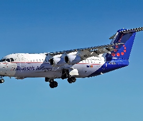 Samolot, Niebo, AVRO RJ85, Odrzutowiec