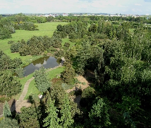 Park, Panorama, Dendrologiczny