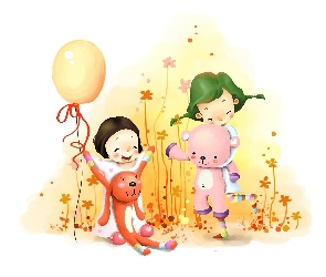 Zabawki, Balon, Dzieci