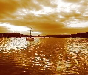 Jezioro, Sepia