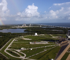 Nasa, Tęcza, Kosmiczny, Prom, Baza