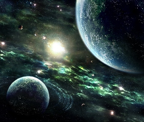 Gwiazdy, Kosmos, Planety