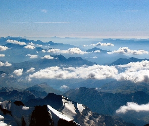 Alpy, Góry, Chmury