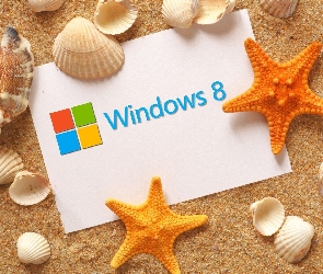 Windows 8, Muszelki, Piasek