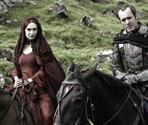 Gra o tron, Melisandre - Carice van Houten, Stannis Baratheon - Stephen Dillane, Game of Thrones