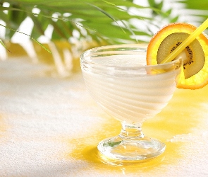 Rurka, Kiwi, Drink, Pomarańcza