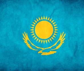 Państwa, Kazachstan, Flaga