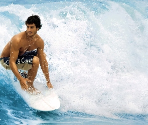 Mężczyzna, Fala, Surfing